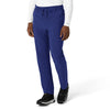 Force Cross-Flex Men's Straight Leg Scrub Pant Galaxy Blue side view