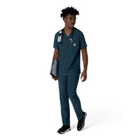 Force Cross-Flex Men's Straight Leg Scrub Pant Navy full scrub set