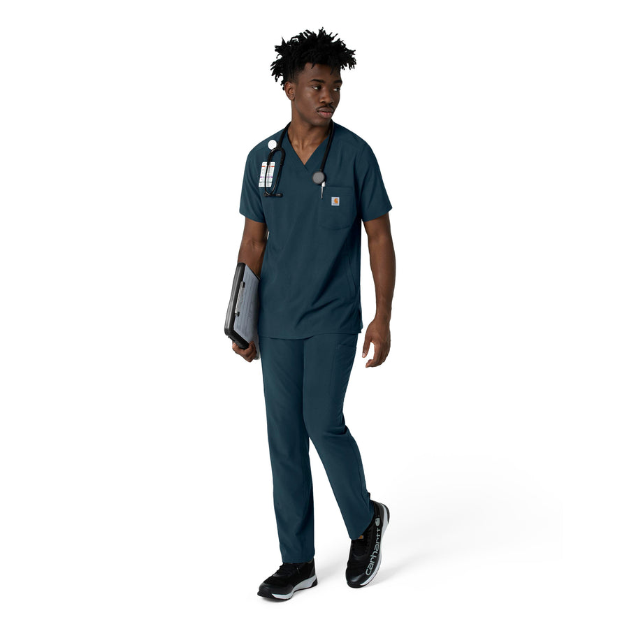 Force Cross-Flex Men's Straight Leg Scrub Pant Navy full scrub set