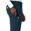 Force Cross-Flex Men's Straight Leg Scrub Pant Navy side detail 1