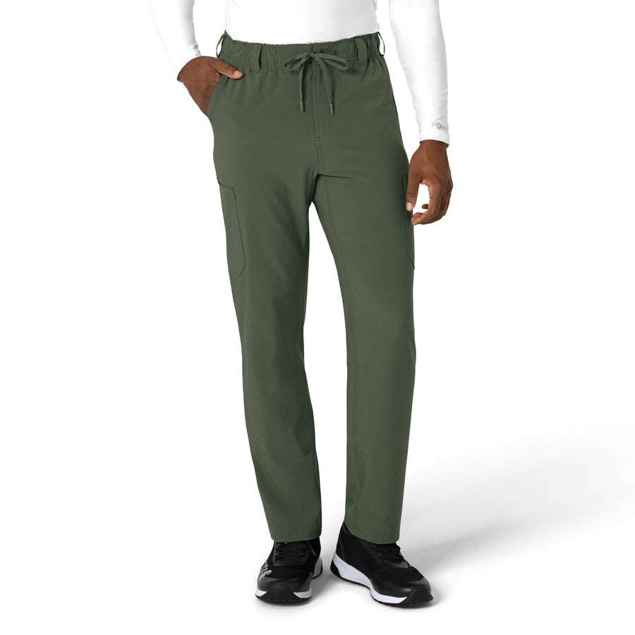 Force Cross-Flex Men's Straight Leg Scrub Pant Olive