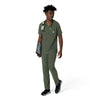 Force Cross-Flex Men's Straight Leg Scrub Pant Olive full scrub set