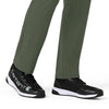 Force Cross-Flex Men's Straight Leg Scrub Pant Olive front detail
