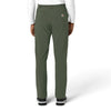 Force Cross-Flex Men's Straight Leg Scrub Pant Olive back view