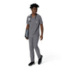 Force Cross-Flex Men's Straight Leg Scrub Pant Pewter full scrub set