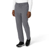 Force Cross-Flex Men's Straight Leg Scrub Pant Pewter side view