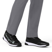 Force Cross-Flex Men's Straight Leg Scrub Pant Pewter front detail