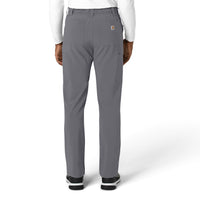 Force Cross-Flex Men's Straight Leg Scrub Pant Pewter back view