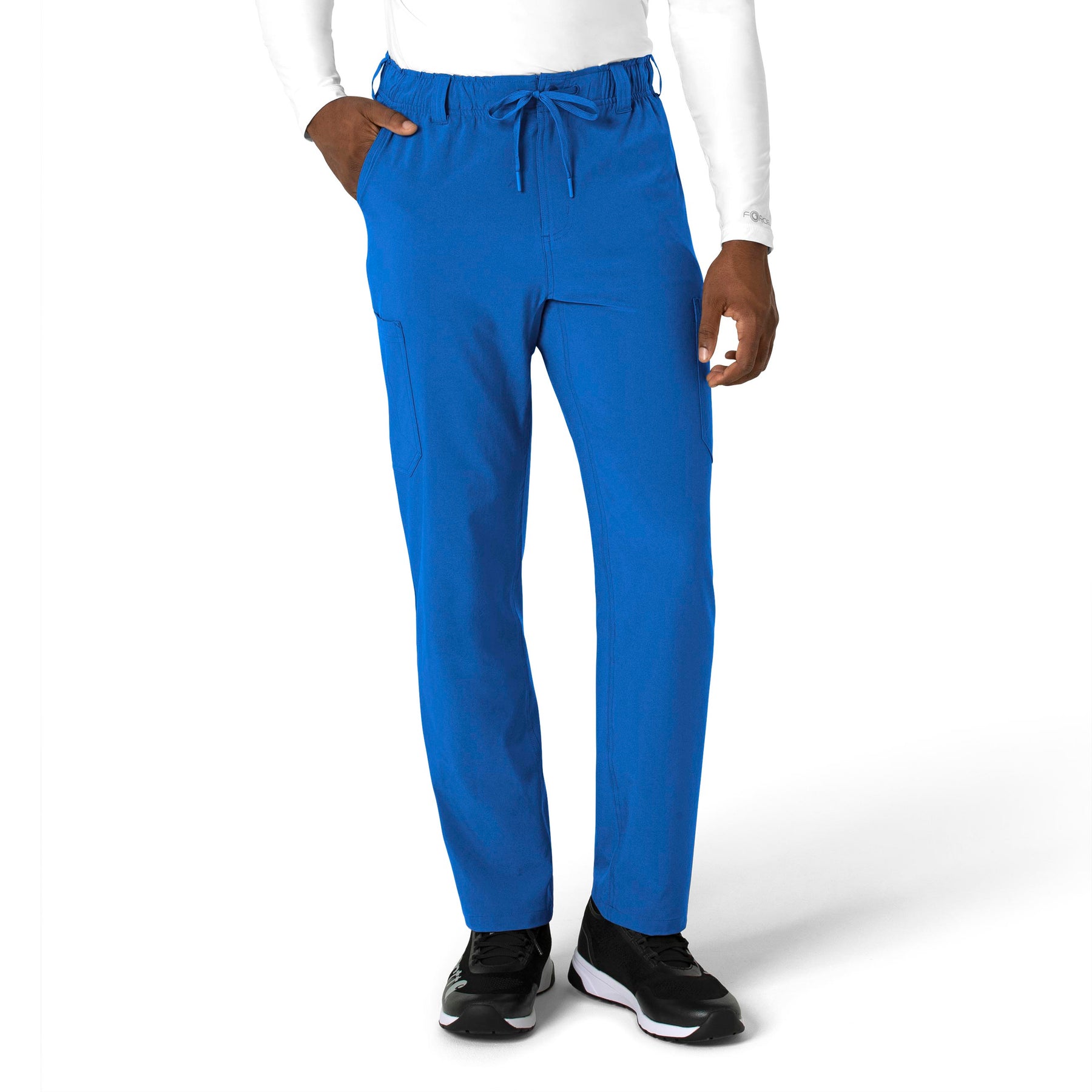 Force Cross-Flex Men's Straight Leg Scrub Pant Royal