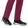 Force Cross-Flex Men's Straight Leg Scrub Pant Wine front detail
