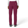 Force Cross-Flex Men's Straight Leg Scrub Pant Wine back view