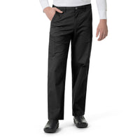 Rugged Flex Ripstop Men’s Straight Leg Cargo Scrub Pant Black