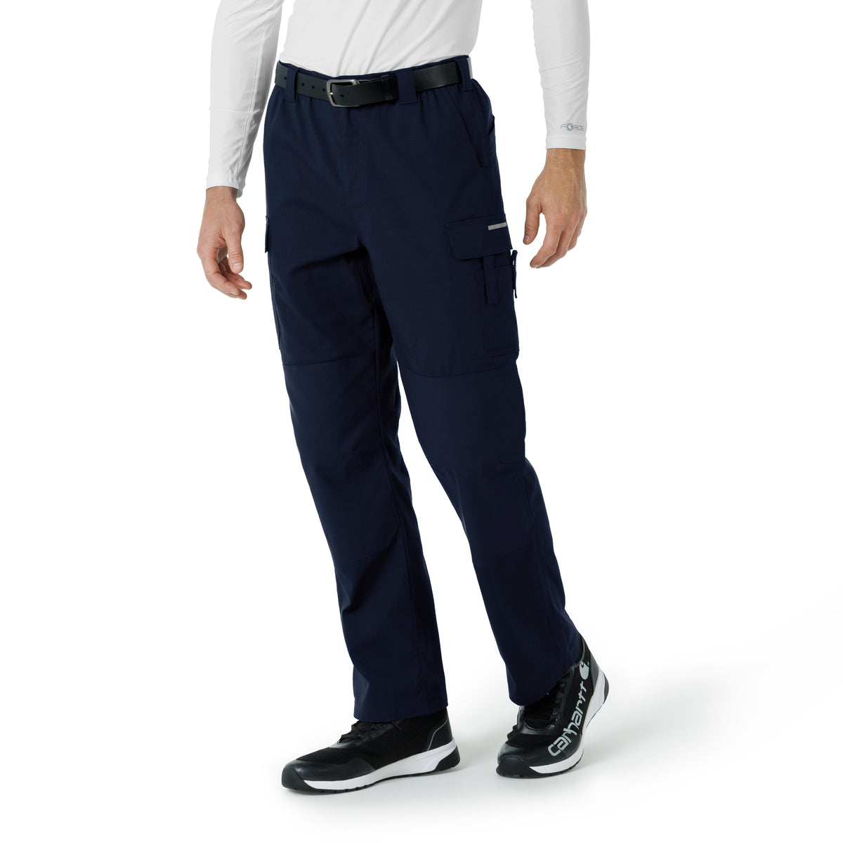 Rugged Flex RSCU Men's Ripstop Cargo Pants Dark Navy side view