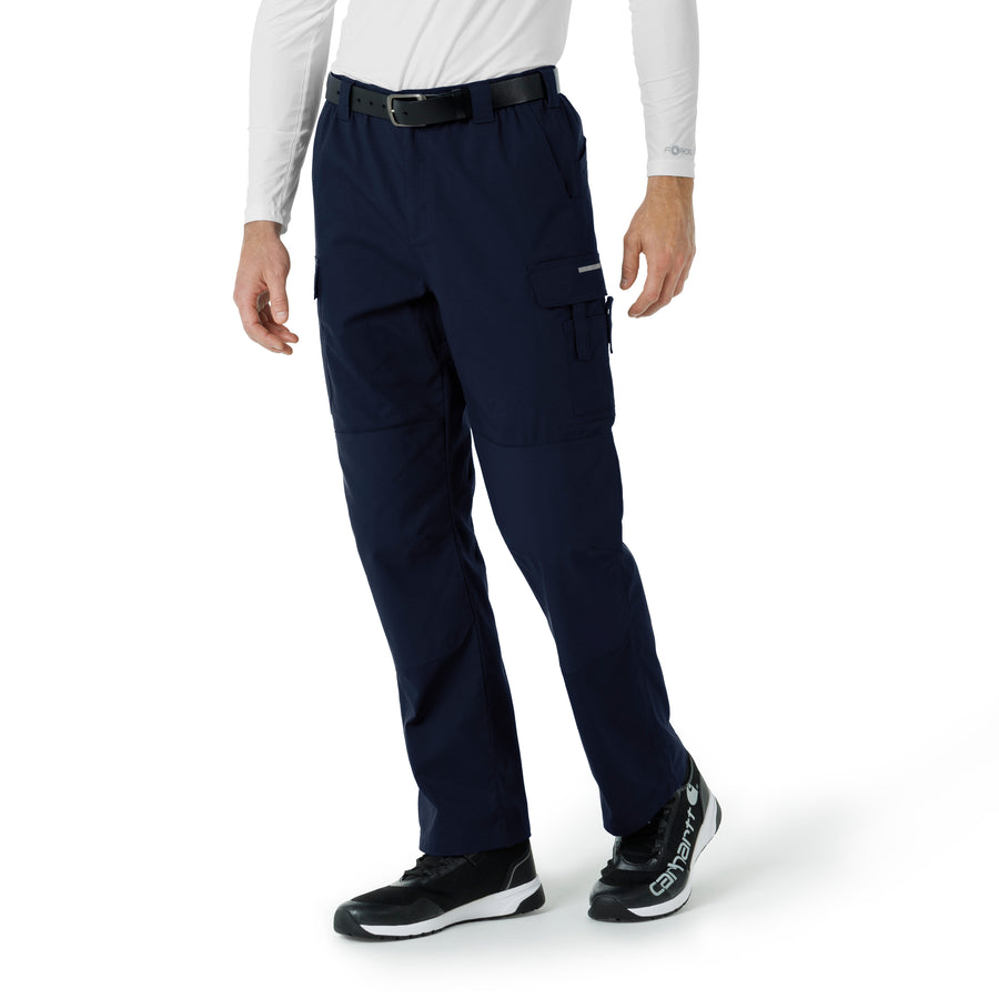 Rugged Flex RSCU Men's Ripstop Cargo Pants Dark Navy side view
