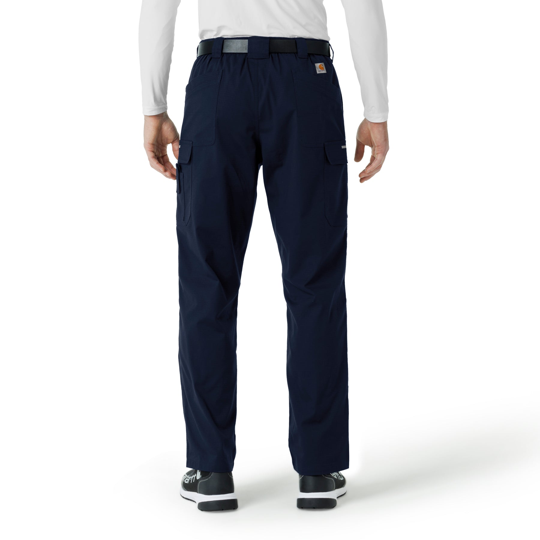 Rugged Flex RSCU Men's Ripstop Cargo Pants Dark Navy back view