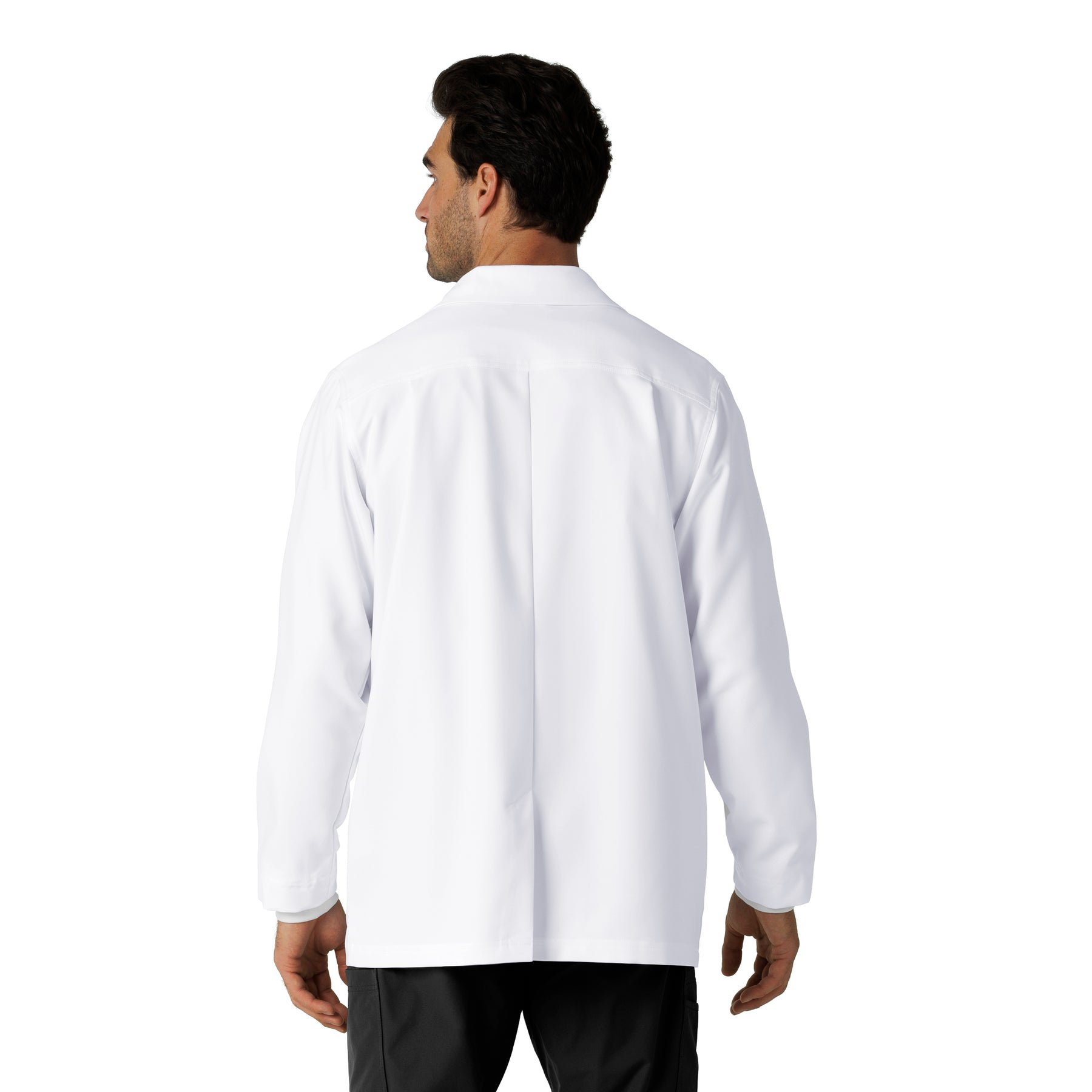 Lab Coats Men's Consultation Lab Coat White back view