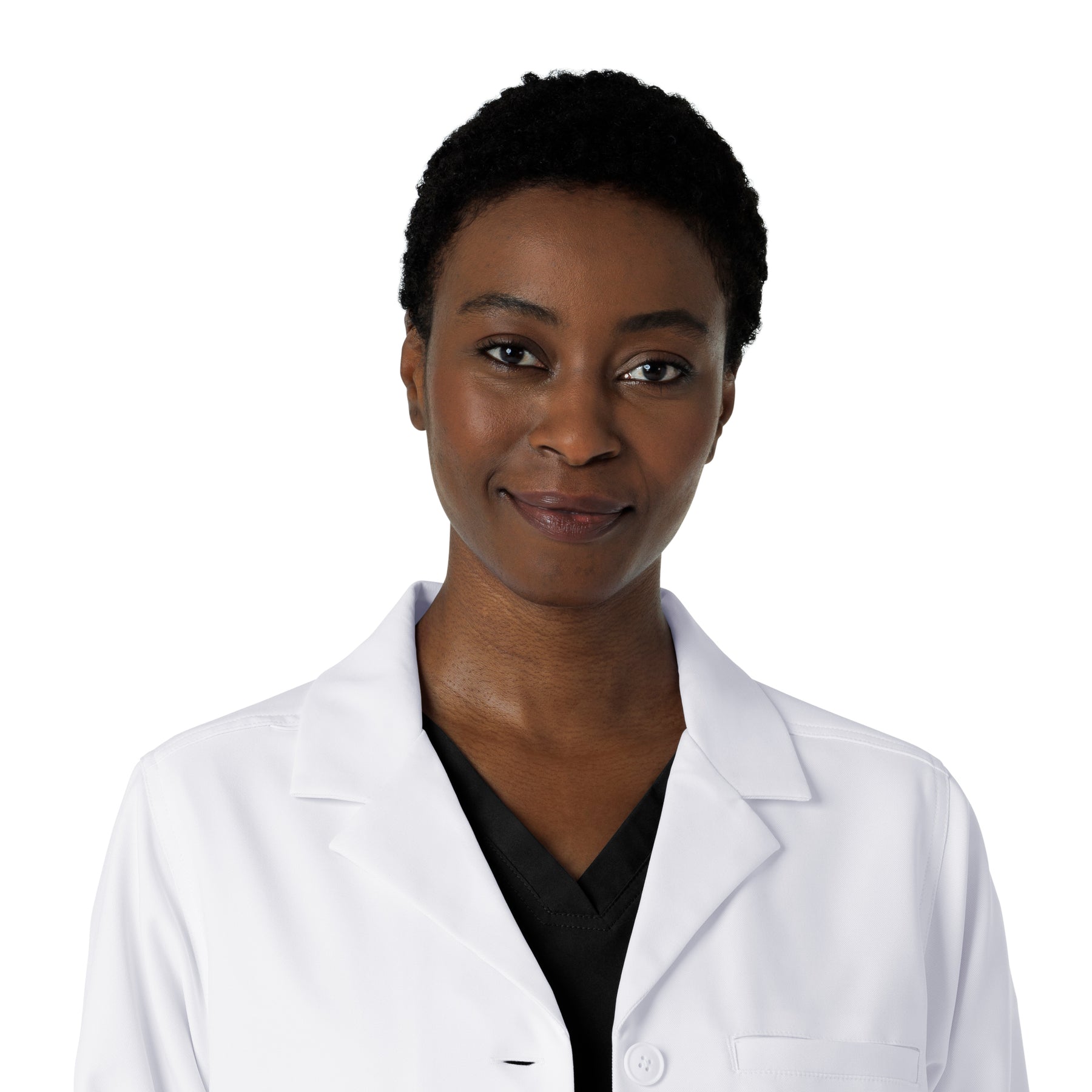 Lab Coats Women's Consultation Lab Coat White front detail