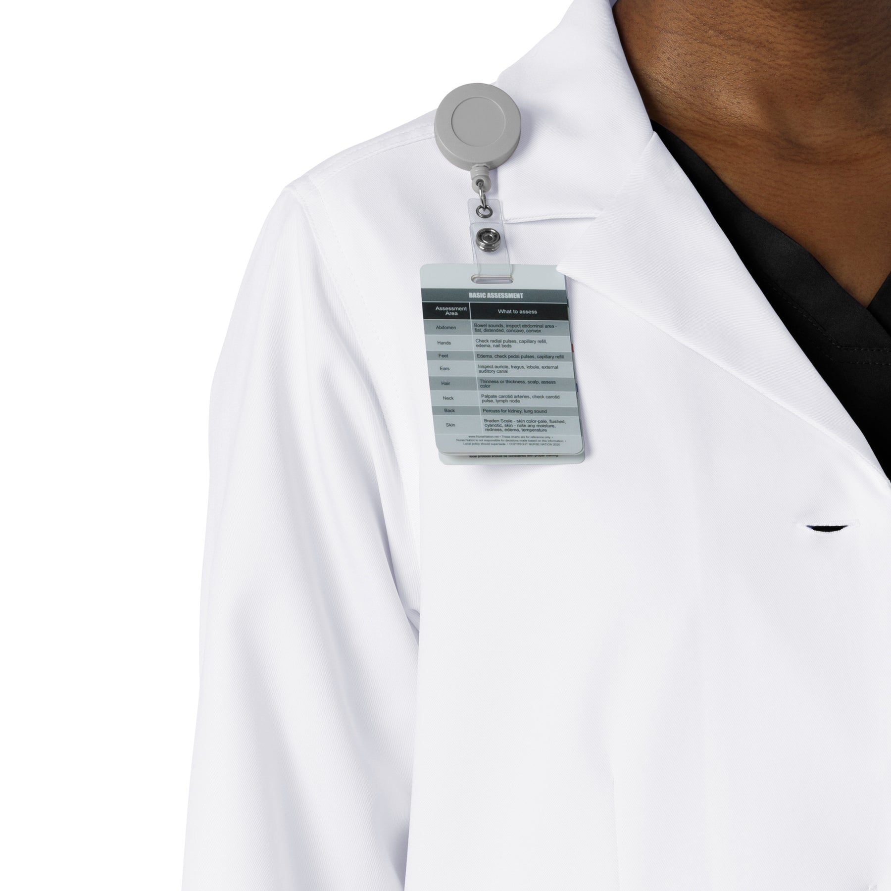 Lab Coats Women's Consultation Lab Coat White side detail 1