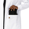 Lab Coats Women's Long Lab Coat White back detail
