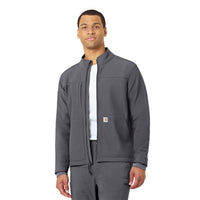 Rugged Flex Peak Men's Bonded Fleece Jacket Pewter