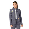 Rugged Flex Women's Bonded Fleece Jacket Approaching Storm side view