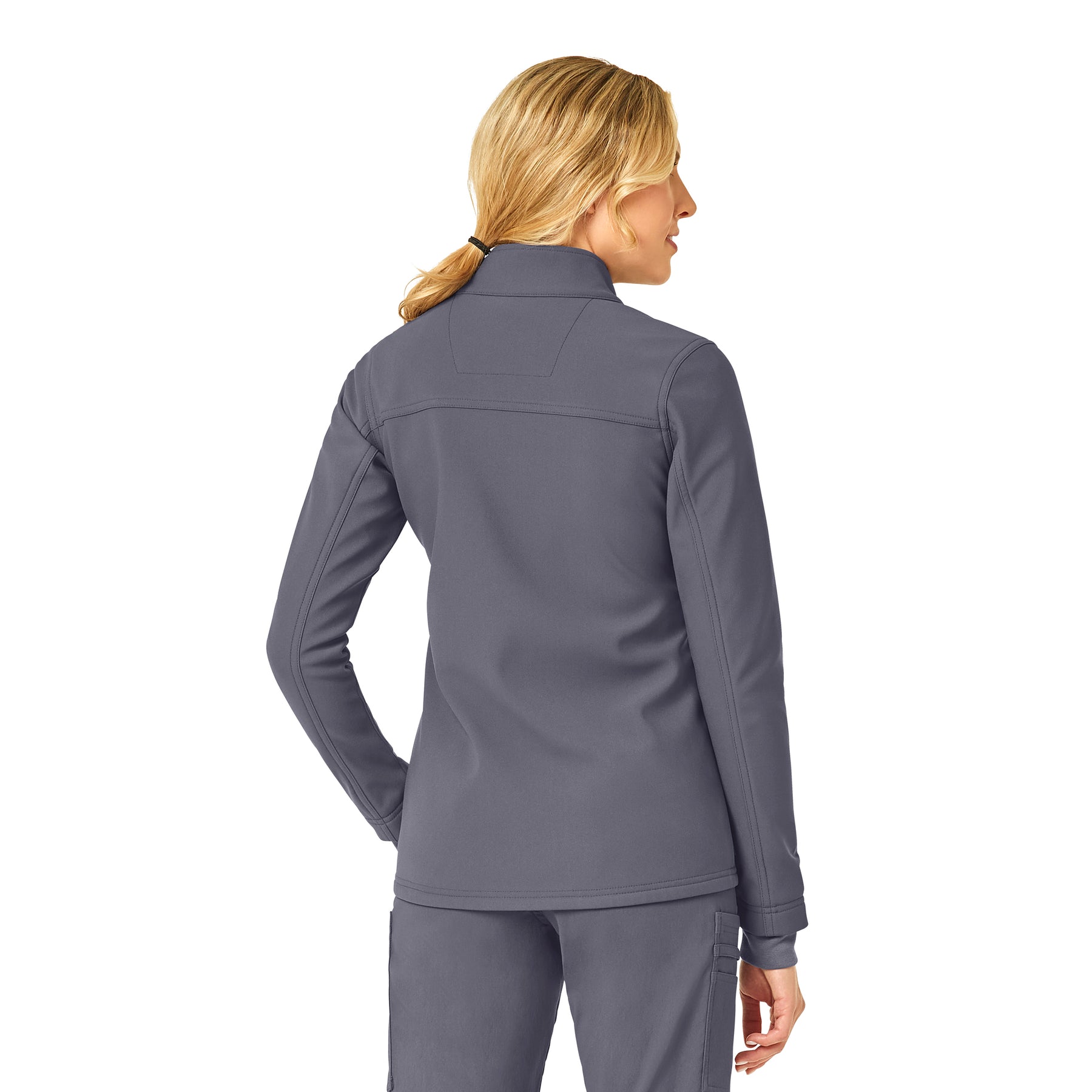 Rugged Flex Women's Bonded Fleece Jacket Approaching Storm back view