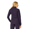 Rugged Flex Women's Bonded Fleece Jacket Black Plum back view