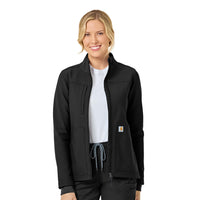 Rugged Flex Peak Women's Bonded Fleece Jacket Black