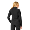 Rugged Flex Peak Women's Bonded Fleece Jacket Black back view