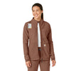 Rugged Flex Peak Women's Bonded Fleece Jacket Nutmeg side view