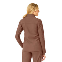 Rugged Flex Peak Women's Bonded Fleece Jacket Nutmeg back view