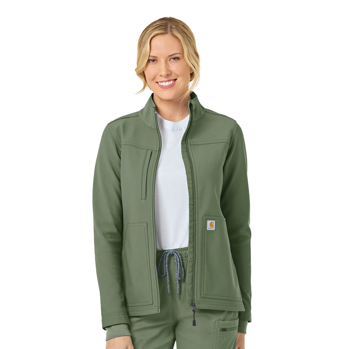 Carhartt Rugged Flex Women's Bonded Fleece Jacket - Olive