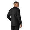 Rugged Flex Ripstop Men's Utility Warm-Up Jacket Black back view