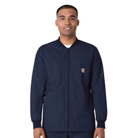 Rugged Flex Ripstop Men's Utility Warm-Up Jacket Navy