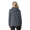 Layers Women's Full Zip Waffle Hoodie Approaching Storm back view