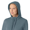 Carhartt Layers Women's Full Zip Waffle Hoodie - Rolling Thunder