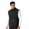 Rugged Flex Men's Bonded Fleece Vest Black side view