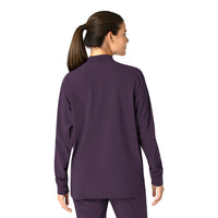 Force Cross-Flex Women's Shirt Jacket Black Plum back view