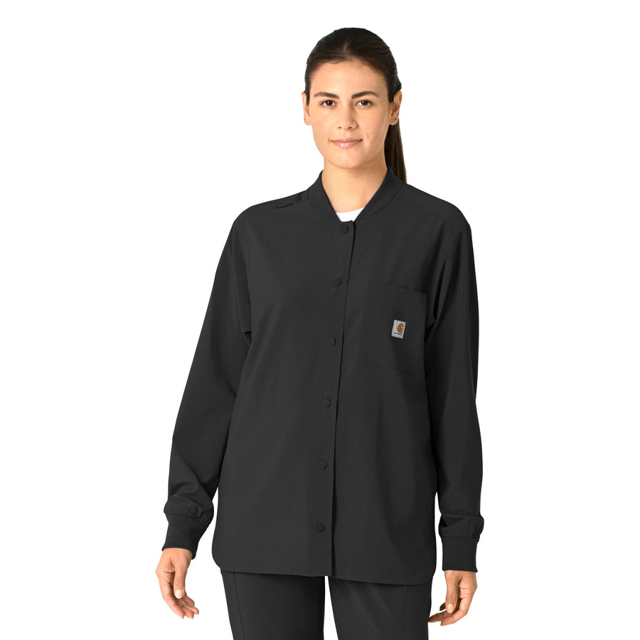 Carhartt Force Cross-Flex Women's Shirt Jacket - Black