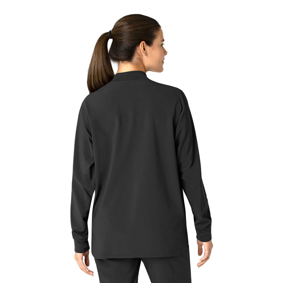 Force Cross-Flex Women's Shirt Jacket Black back view