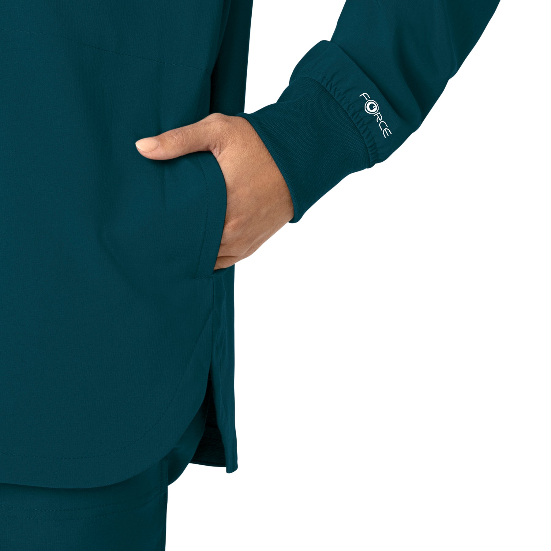 Force Cross-Flex Women's Shirt Jacket Caribbean side detail 2