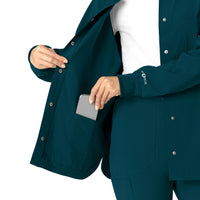 Force Cross-Flex Women's Shirt Jacket Caribbean hemline detail