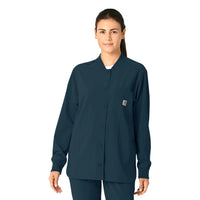 Carhartt Force Cross-Flex Women's Shirt Jacket - Navy