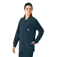 Force Cross-Flex Women's Shirt Jacket Navy side view