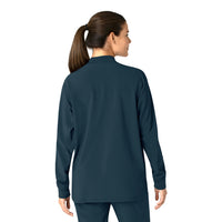 Force Cross-Flex Women's Shirt Jacket Navy back view