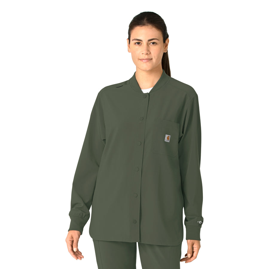 Force Cross-Flex Women's Shirt Jacket Olive