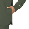 Force Cross-Flex Women's Shirt Jacket Olive side detail 2