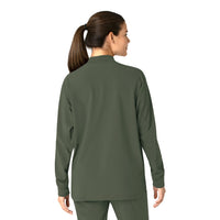 Force Cross-Flex Women's Shirt Jacket Olive back view
