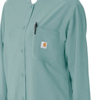 Force Cross-Flex Women's Shirt Jacket Summer Blue side detail 1
