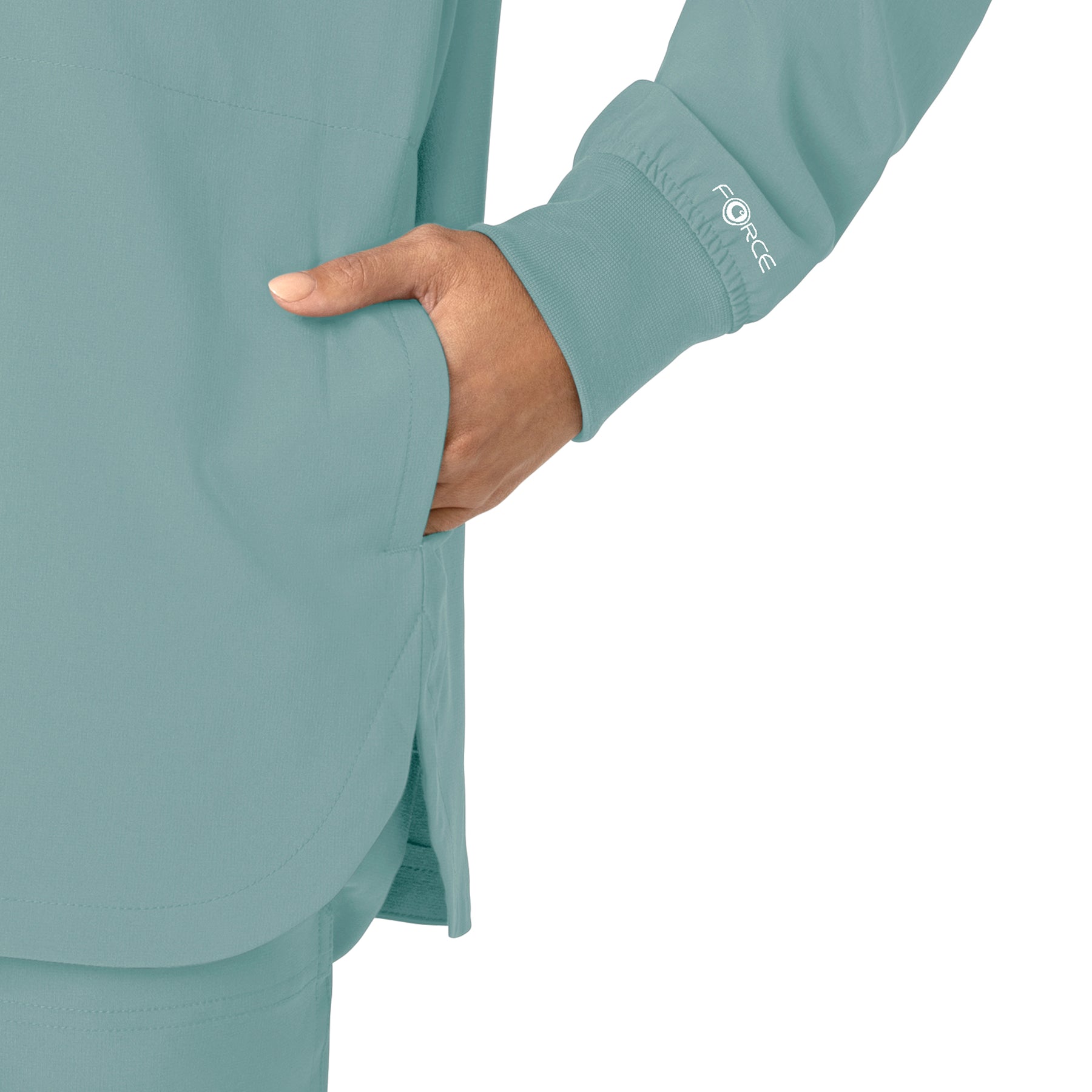 Force Cross-Flex Women's Shirt Jacket Summer Blue side detail 2